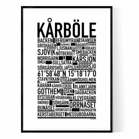 Kårböle Poster