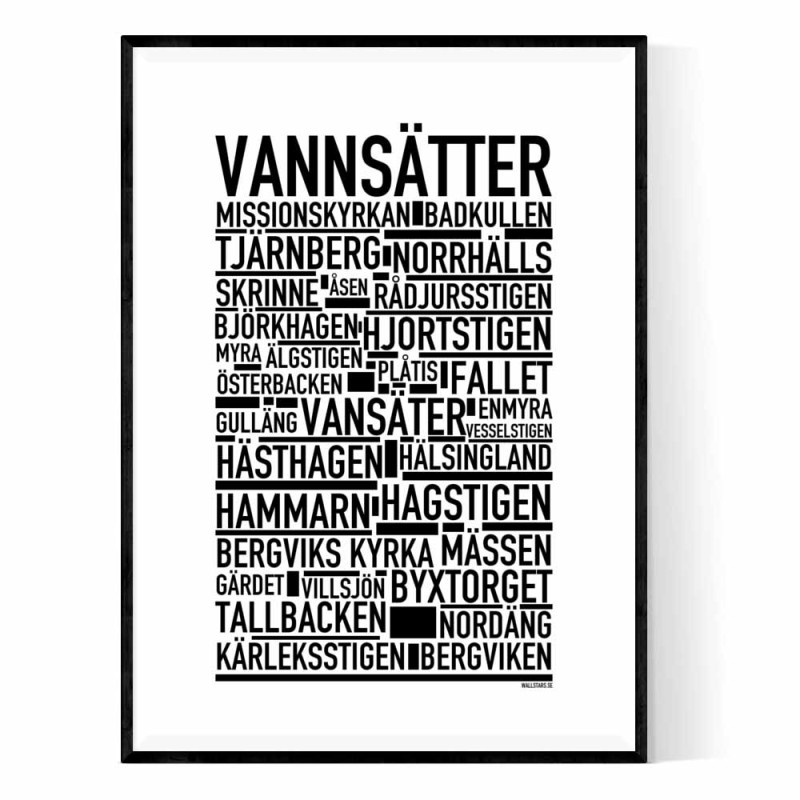 Vannsätter Poster