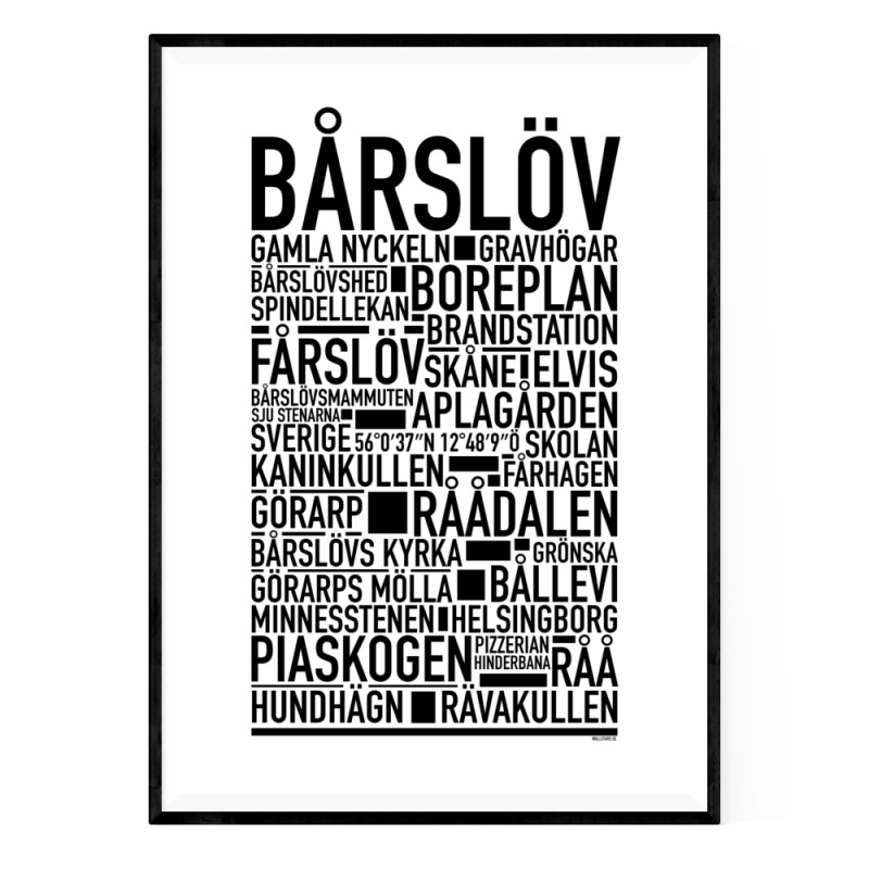 Bårslöv Poster