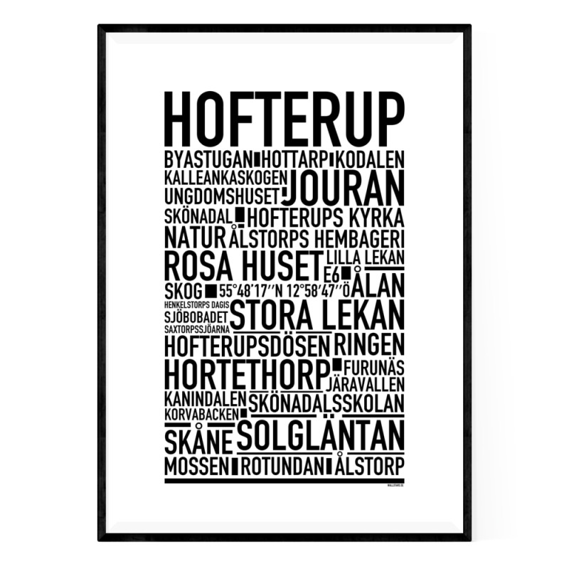 Hofterup Poster