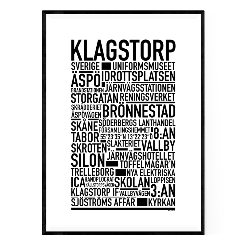 Klagstorp Poster