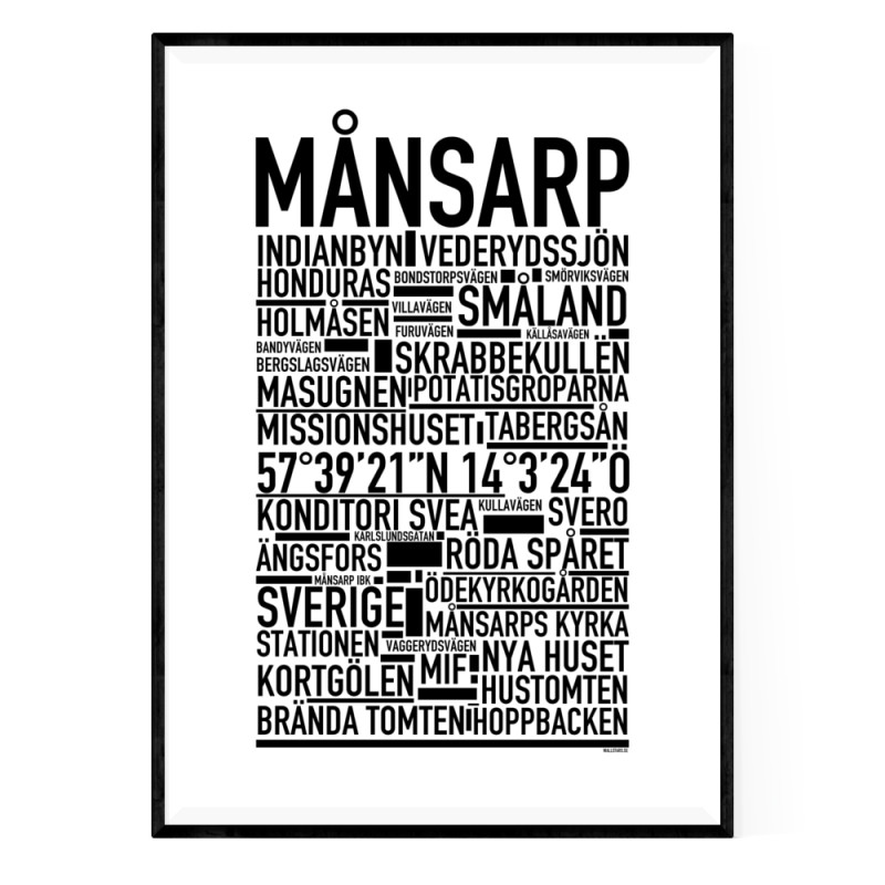 Månsarp Poster