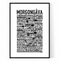 Morgongåva Poster
