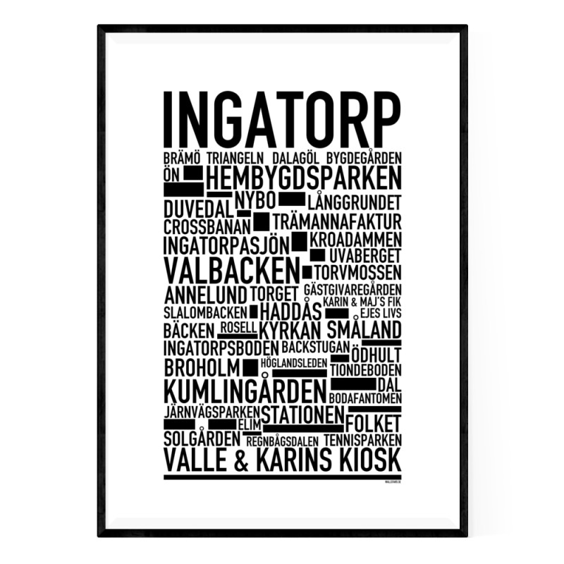 Ingatorp Poster