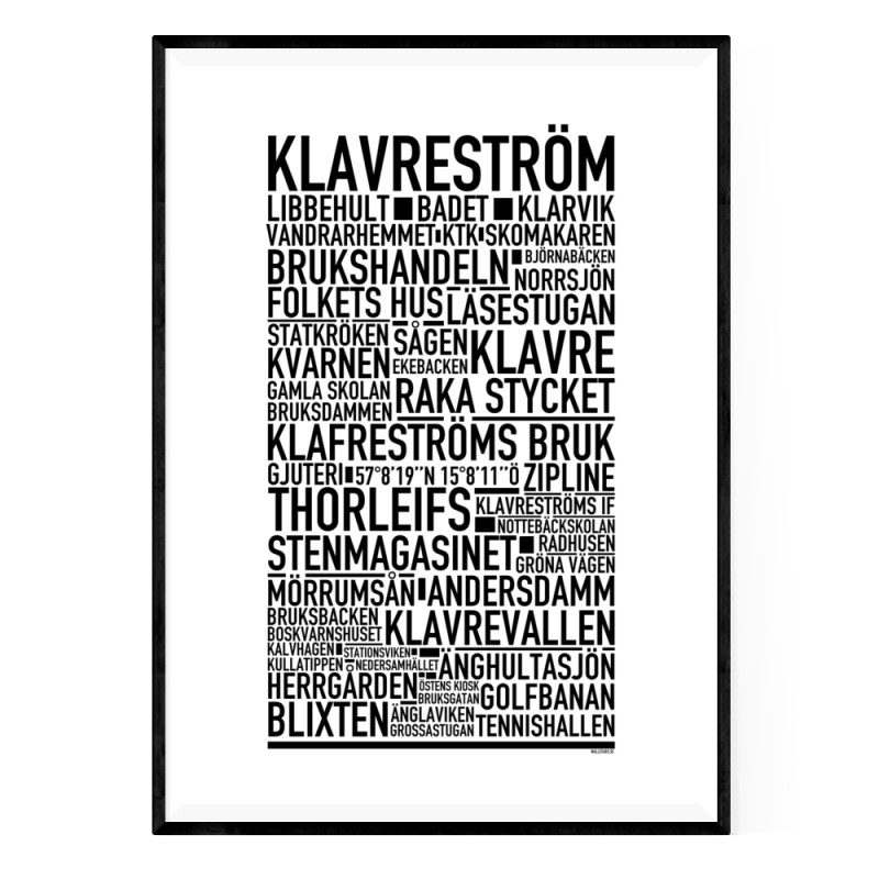 Klavreström Poster
