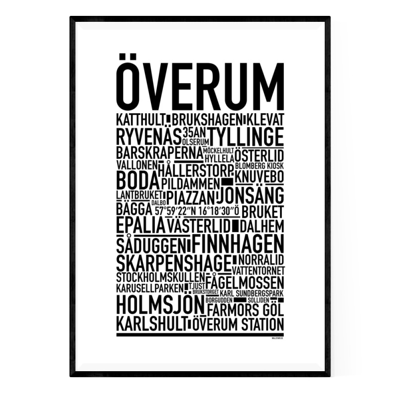 Överum Poster