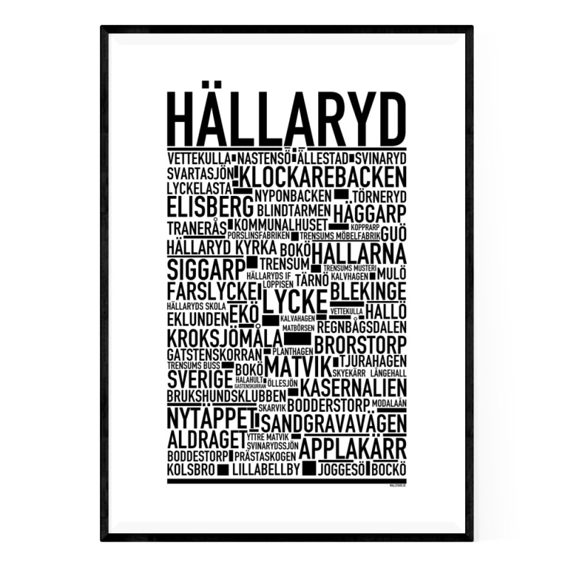 Hällaryd Poster