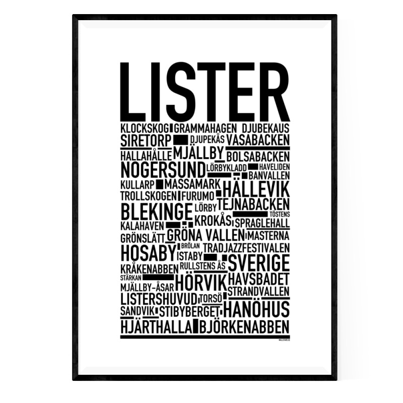 Lister Poster
