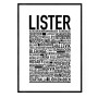 Lister Poster