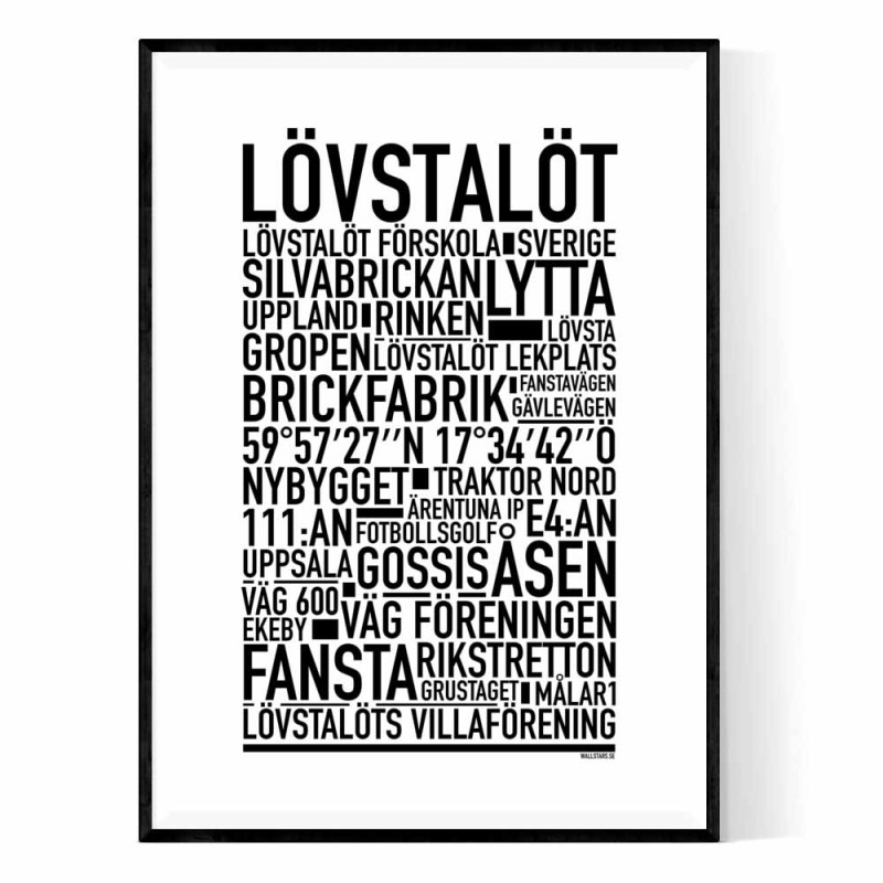 Lövstalöt Poster