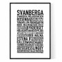Svanberga Poster
