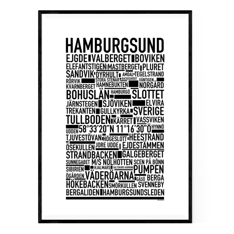 Hamburgsund Poster
