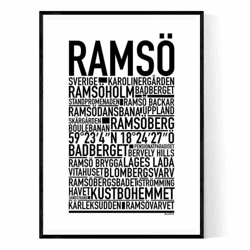 Ramsö Poster