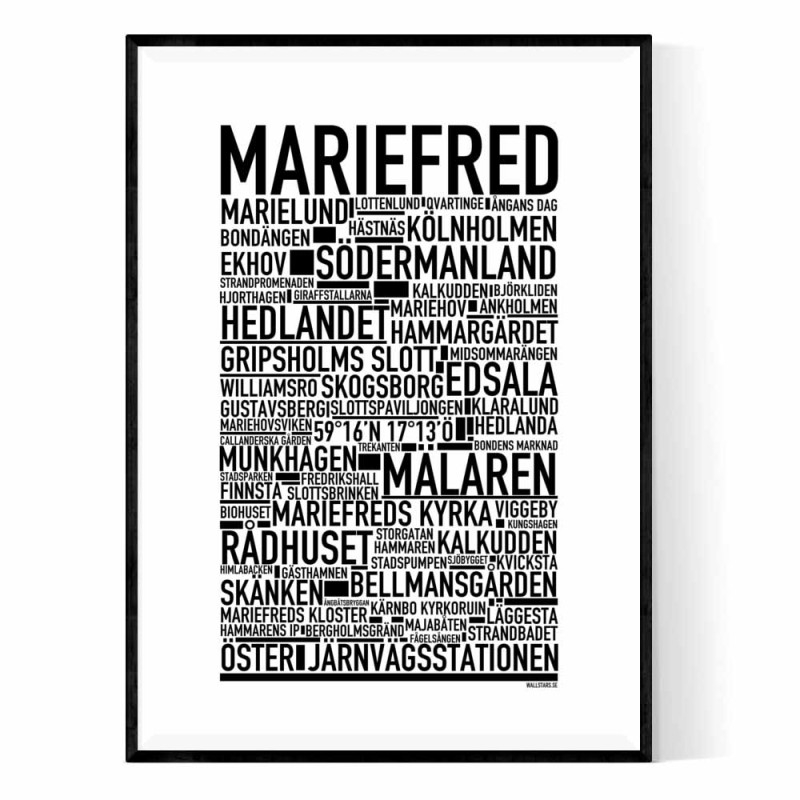Mariefred Poster
