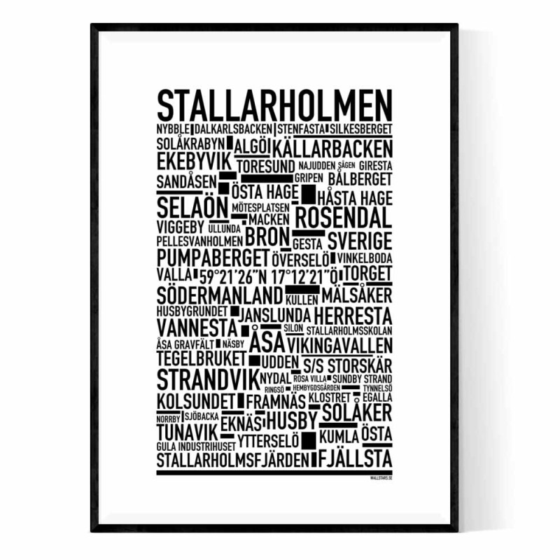 Stallarholmen Poster