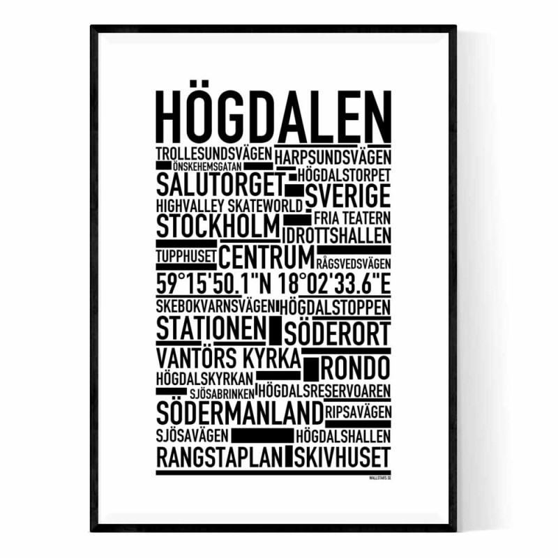 Högdalen Poster