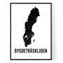 Tavla med hjärta för Bygdeträskliden.