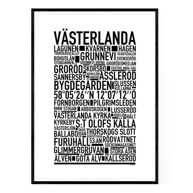 Västerlanda Poster