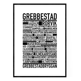 Grebbestad Poster
