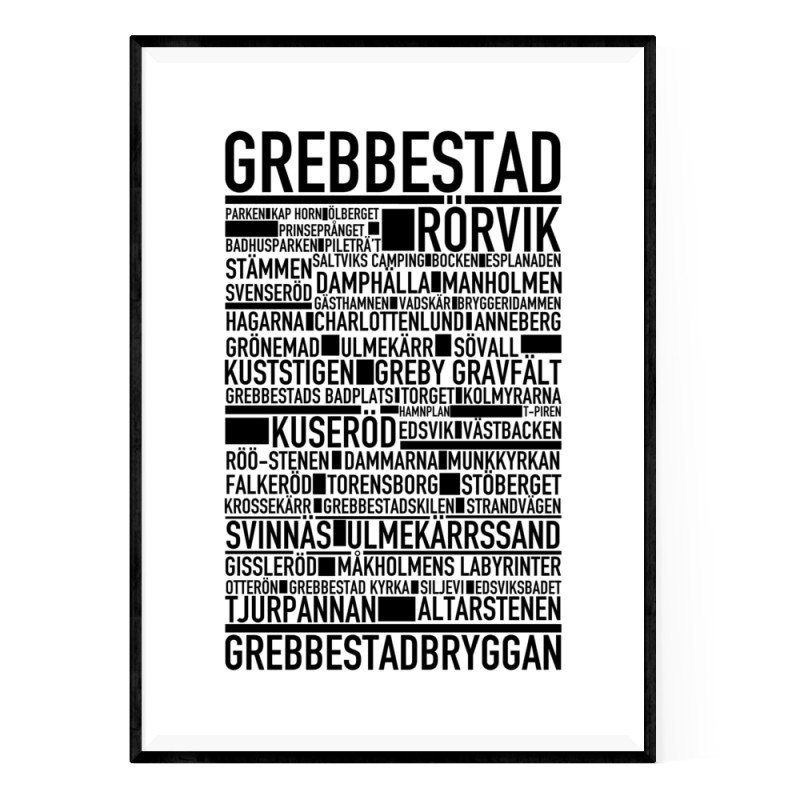 Grebbestad Poster