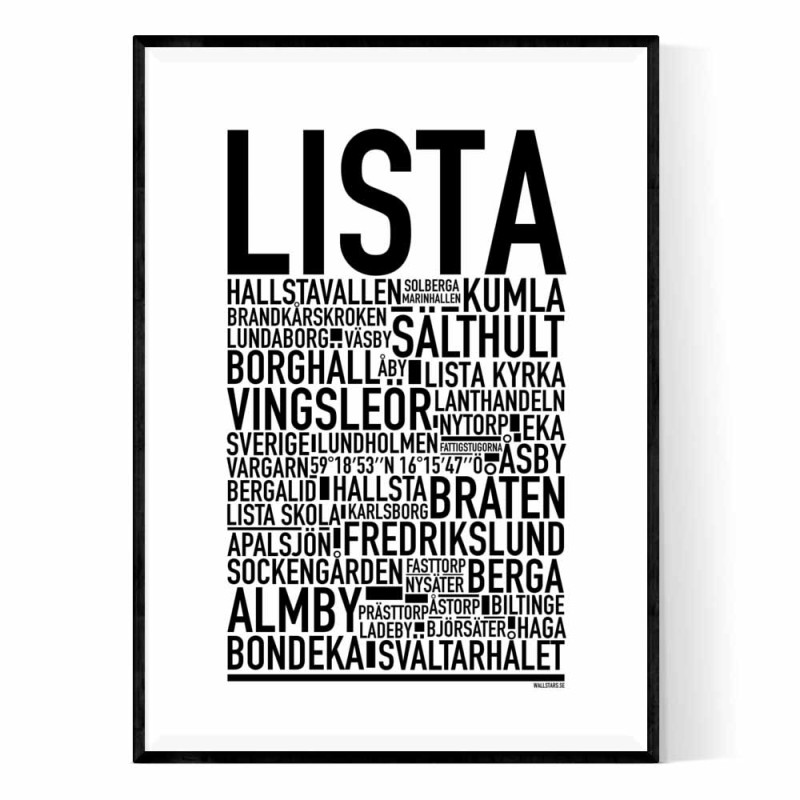 Lista Poster
