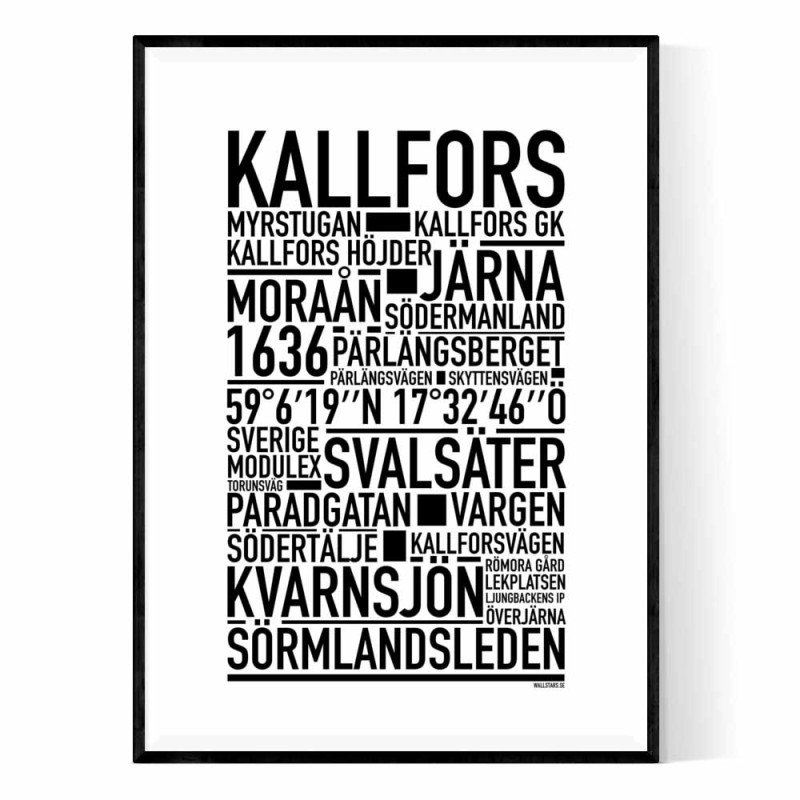 Kallfors Poster