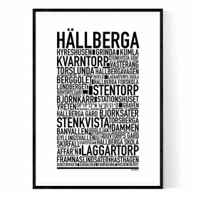 Hällberga Poster