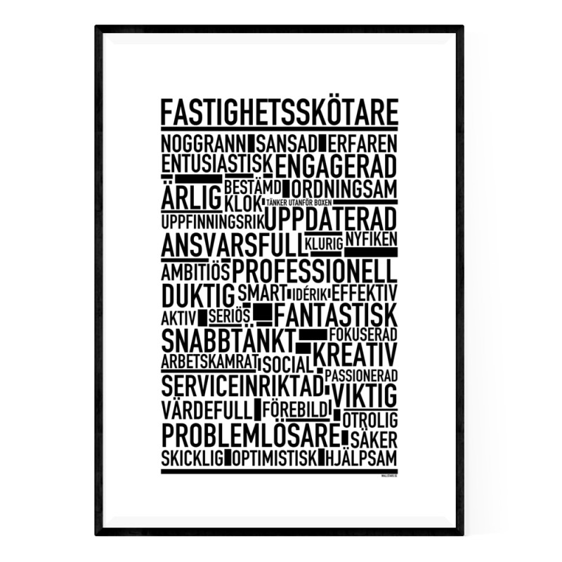 Fastighetsskötare Poster