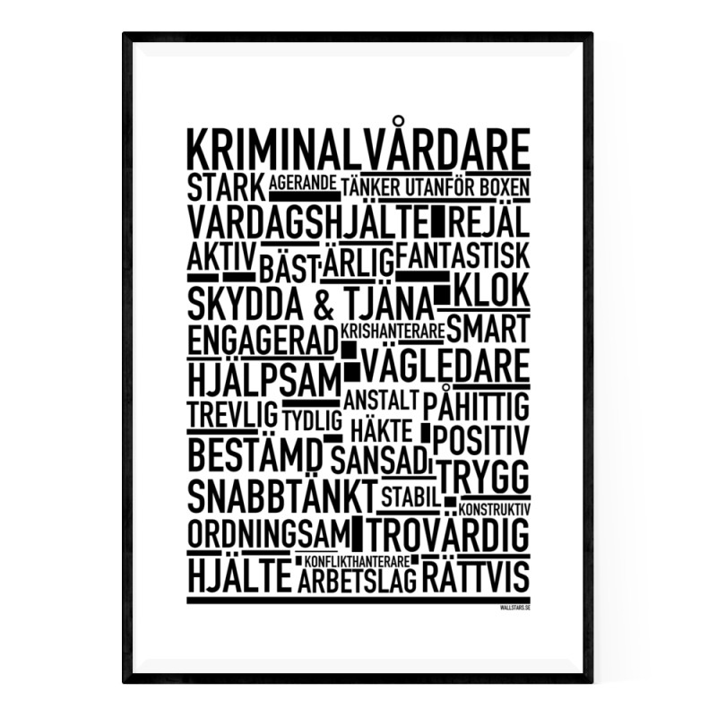 Kriminalvårdare Poster