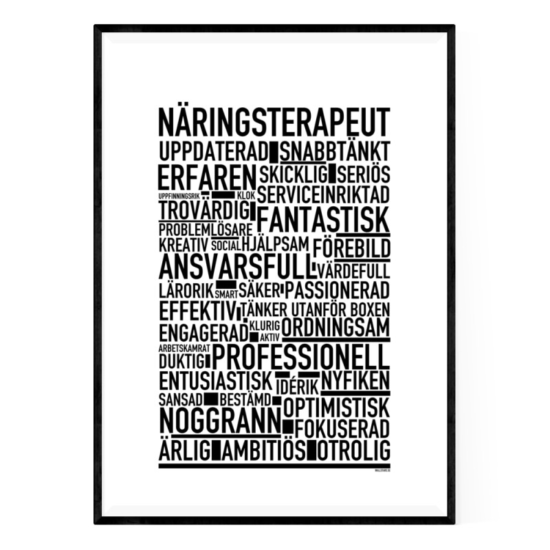 Näringsterapeut Poster