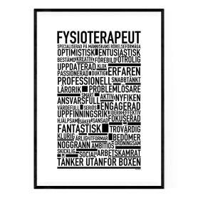 Fysioterapeut Poster