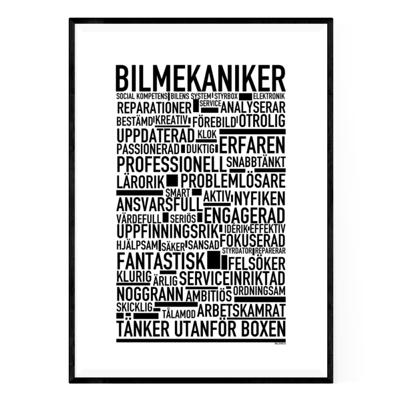 Bilmekaniker Poster