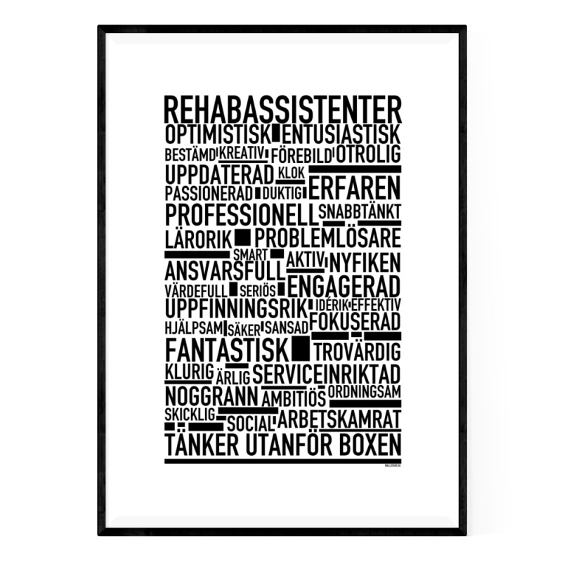 Rehabassistenter Poster