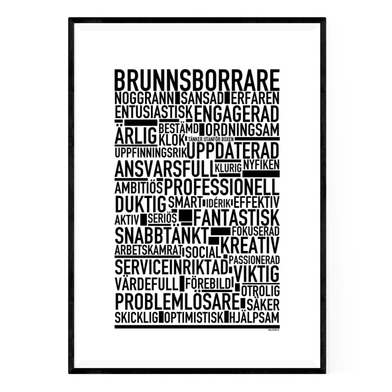 Brunnsborrare Poster