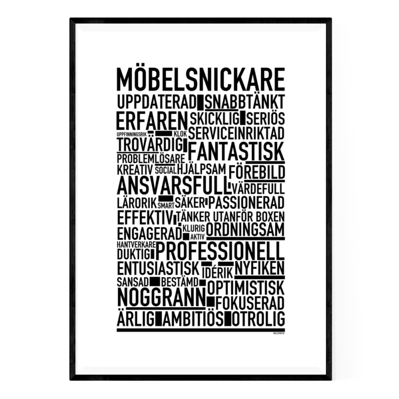 Möbelsnickare Poster