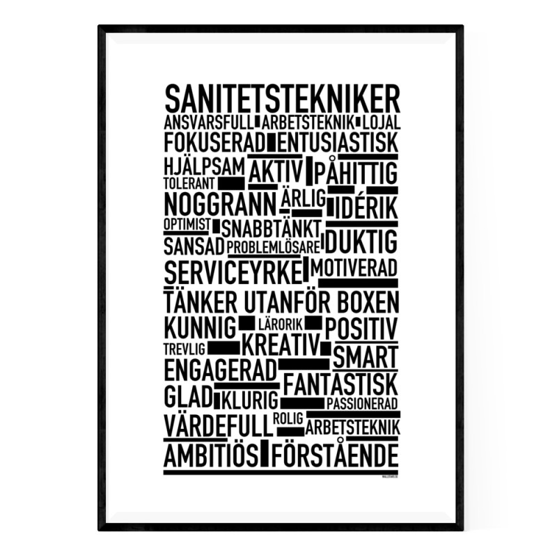 Sanitetstekniker Poster