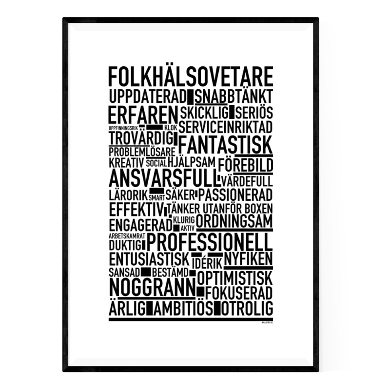 Folkhälsovetare Poster