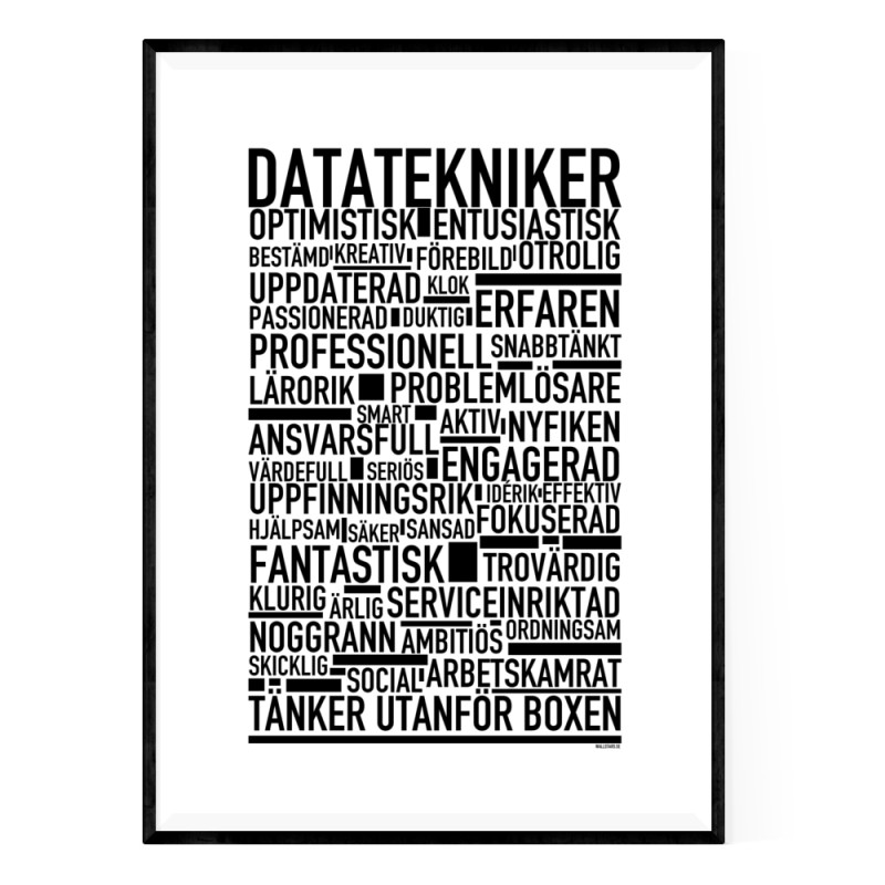 Datatekniker Poster