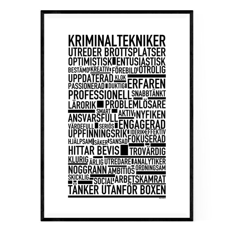 Kriminaltekniker Poster