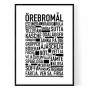 Örebromål Poster