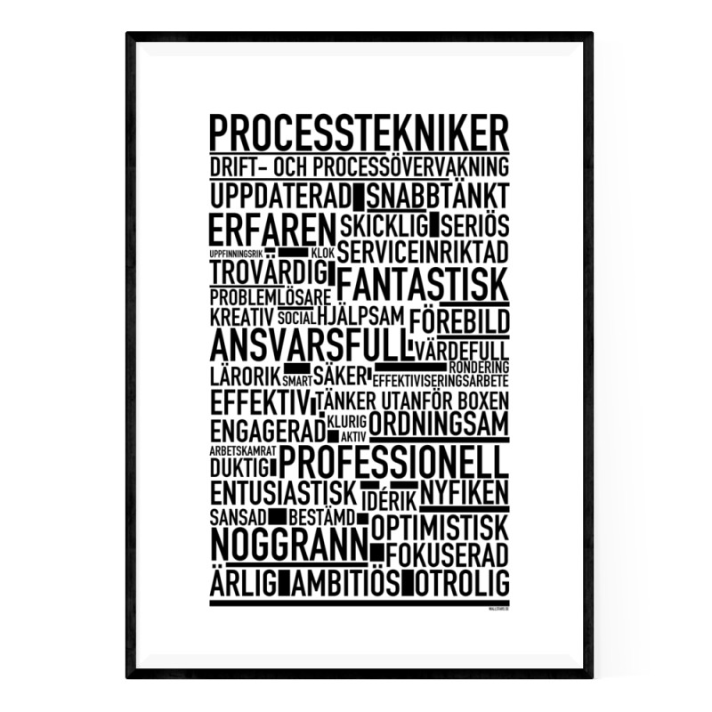 Processtekniker Poster
