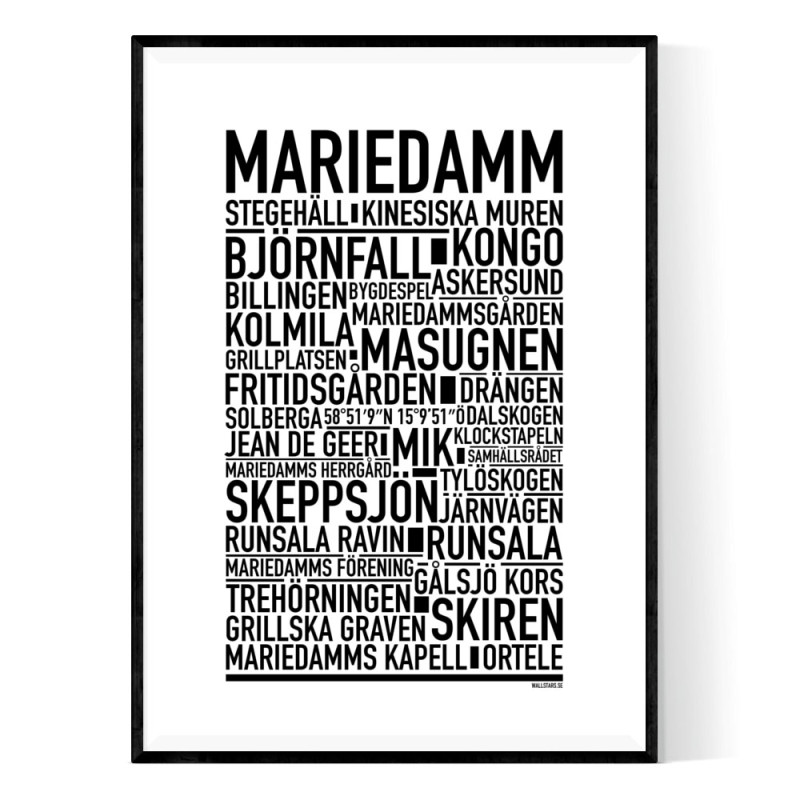 Mariedamm Poster