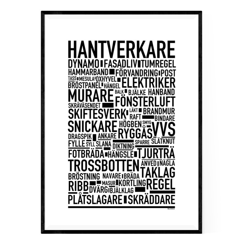 Hantverkare Poster