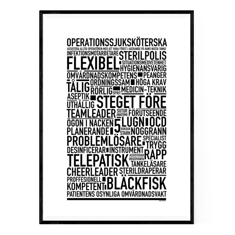 Operationssjuksköterska Poster