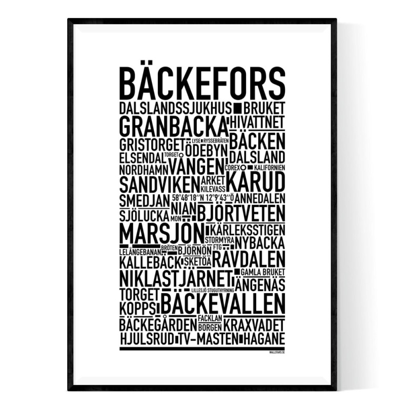 Bäckefors Poster