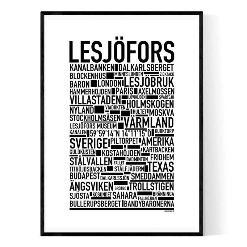 Lesjöfors Poster