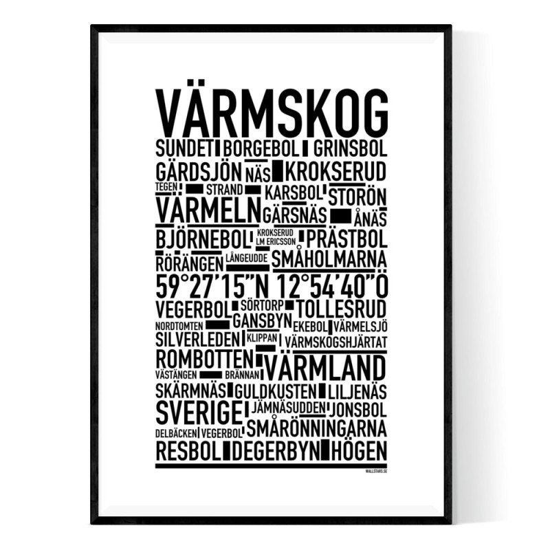 Värmskog Poster