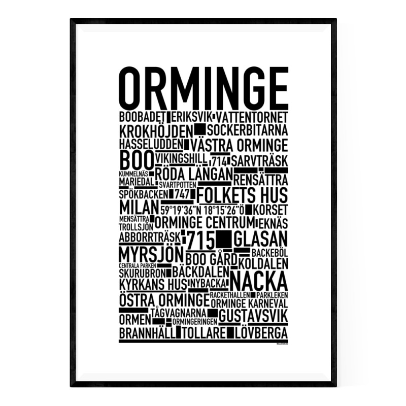Orminge Poster