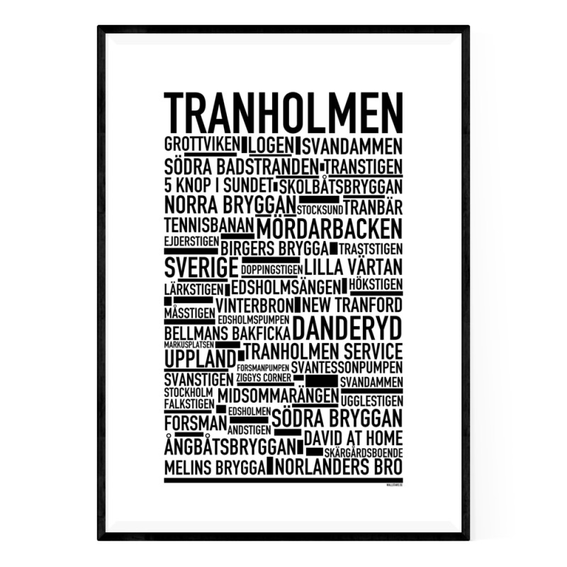 Tranholmen Poster