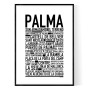 En tavla om Palma, Mallorca, Spanien.